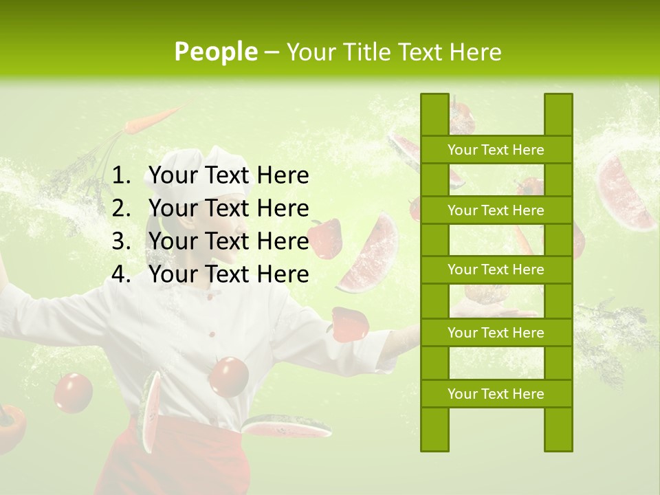 Fresh Juicy Kitchenware PowerPoint Template