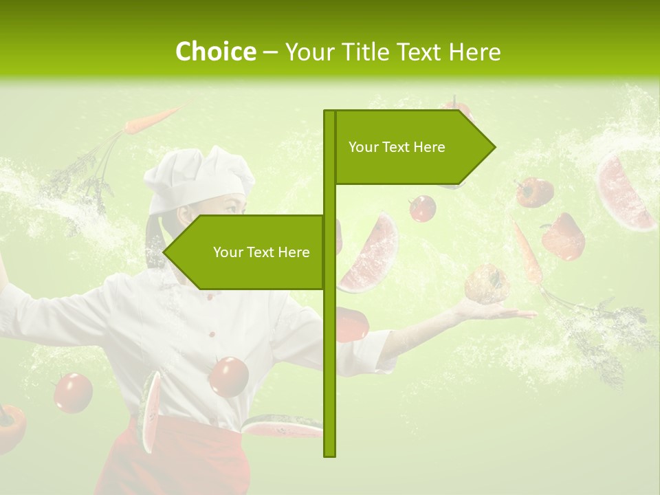 Fresh Juicy Kitchenware PowerPoint Template