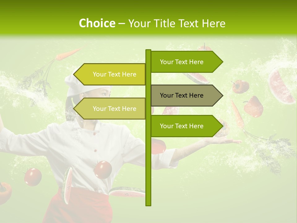 Fresh Juicy Kitchenware PowerPoint Template