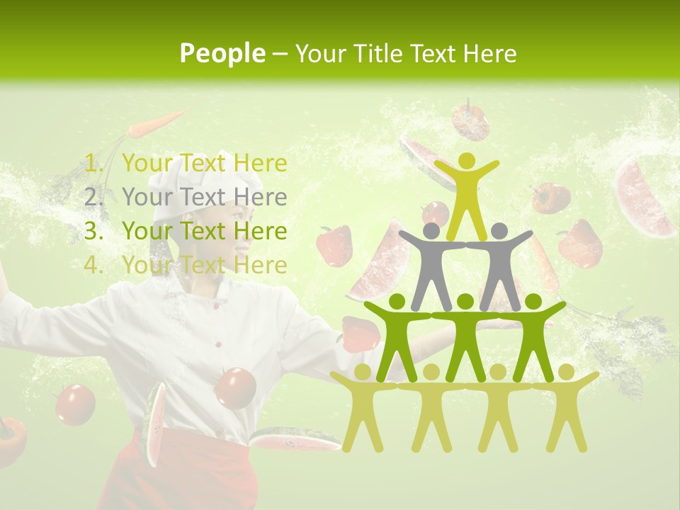 Fresh Juicy Kitchenware PowerPoint Template