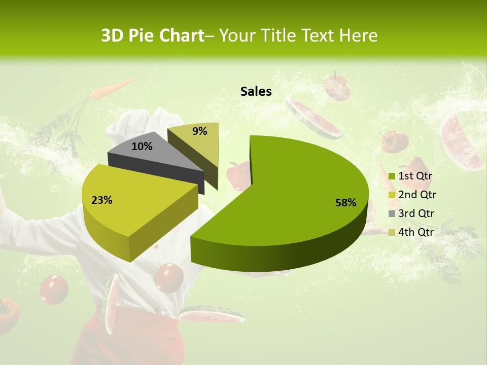 Fresh Juicy Kitchenware PowerPoint Template