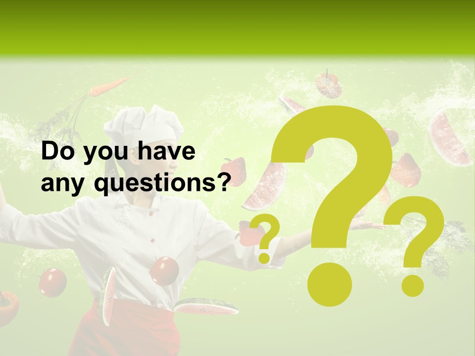 Fresh Juicy Kitchenware PowerPoint Template