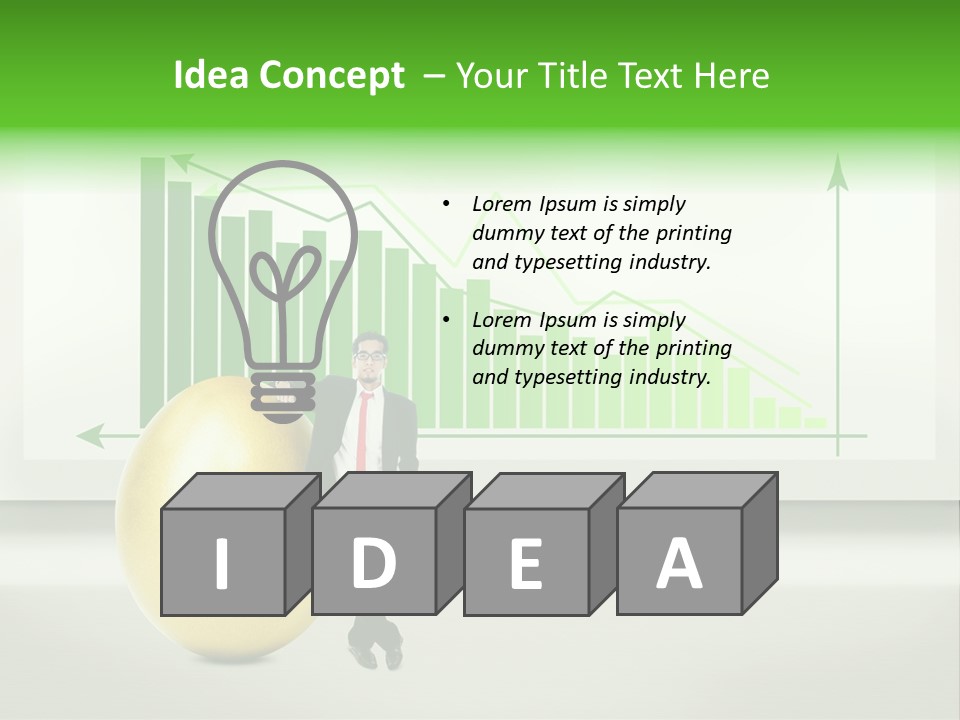 Making Money Holiday And Celebrations Green PowerPoint Template