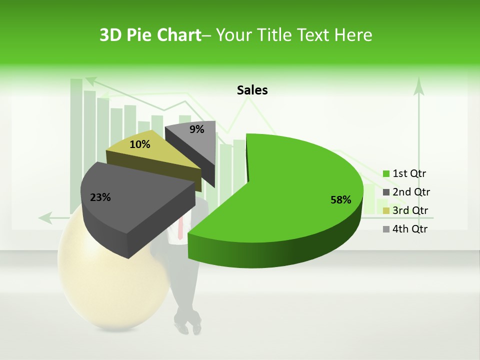 Making Money Holiday And Celebrations Green PowerPoint Template