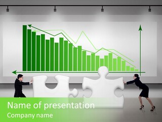 Indonesian Upward Trend Cooperation PowerPoint Template