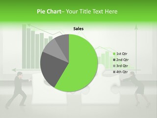 Indonesian Upward Trend Cooperation PowerPoint Template