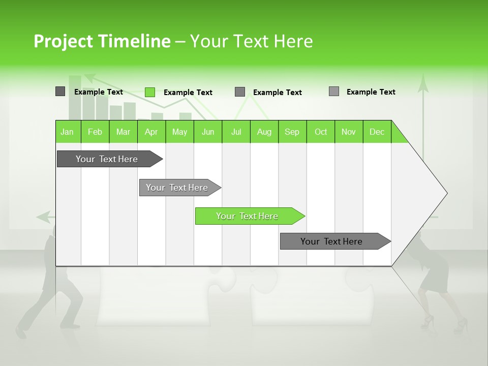 Indonesian Upward Trend Cooperation PowerPoint Template