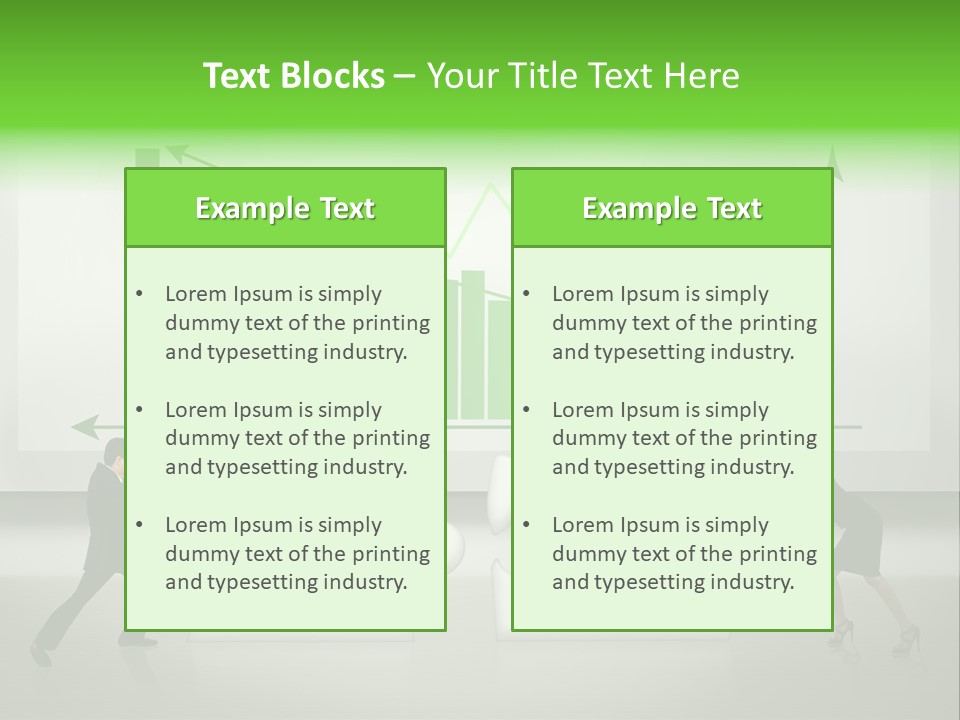 Indonesian Upward Trend Cooperation PowerPoint Template