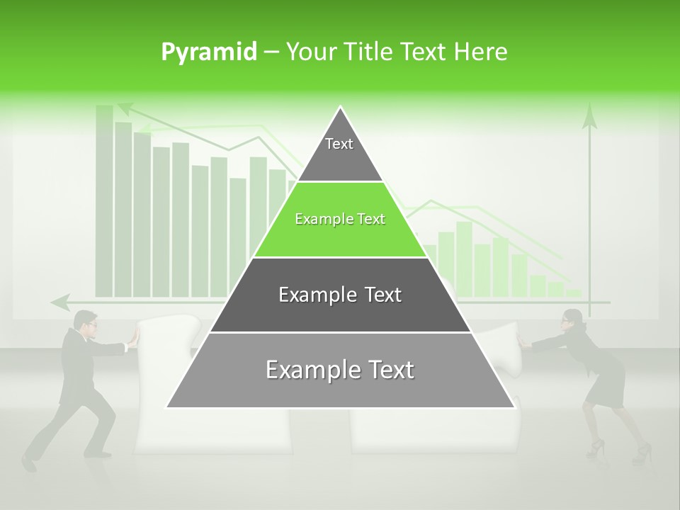 Indonesian Upward Trend Cooperation PowerPoint Template