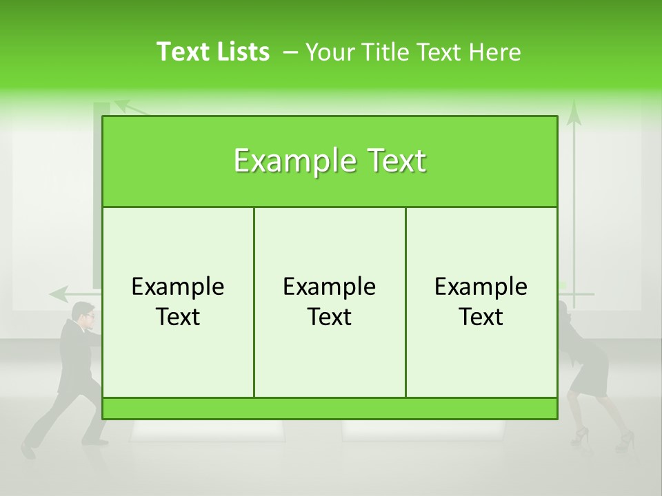 Indonesian Upward Trend Cooperation PowerPoint Template