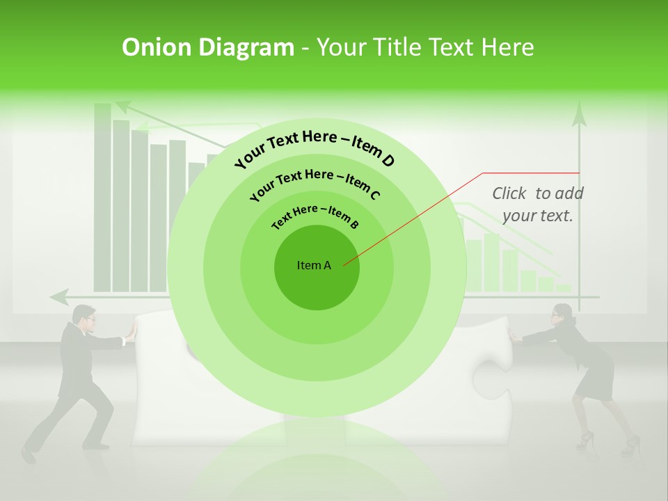 Indonesian Upward Trend Cooperation PowerPoint Template