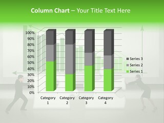 Indonesian Upward Trend Cooperation PowerPoint Template