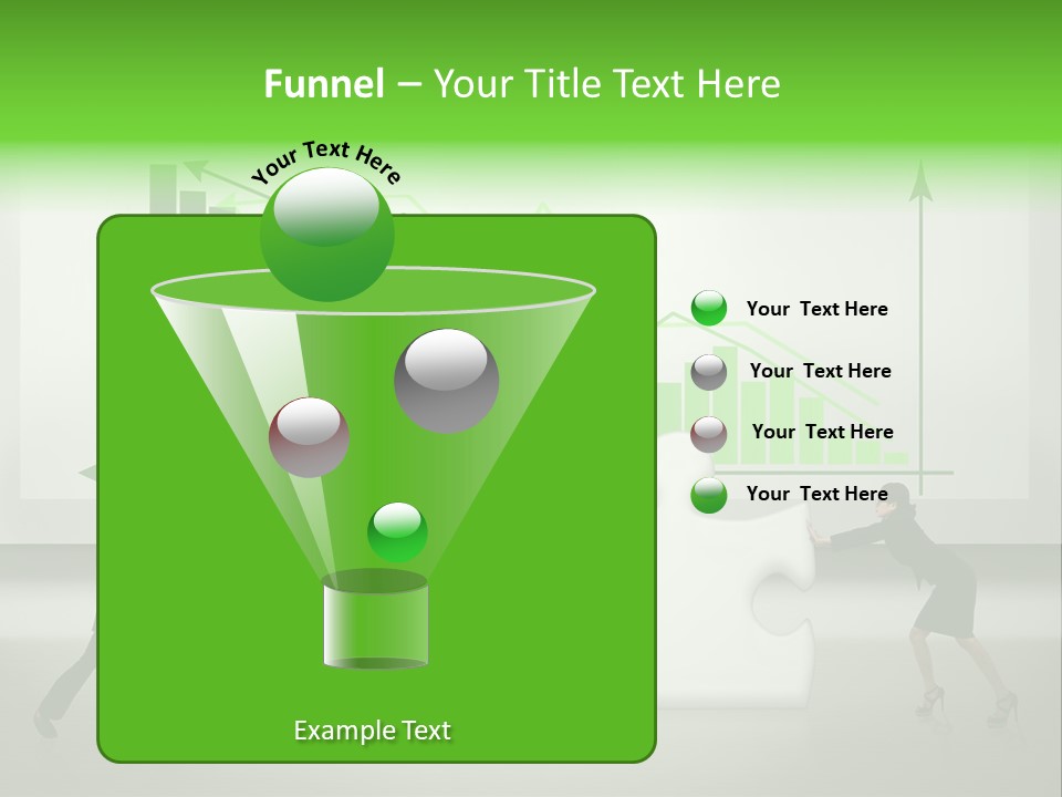 Indonesian Upward Trend Cooperation PowerPoint Template