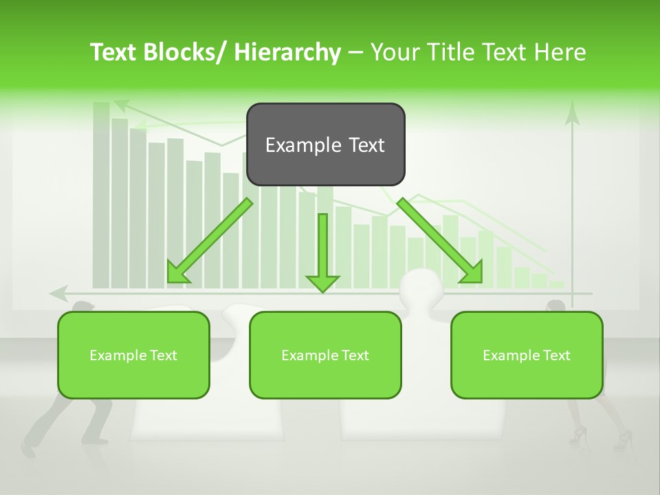 Indonesian Upward Trend Cooperation PowerPoint Template