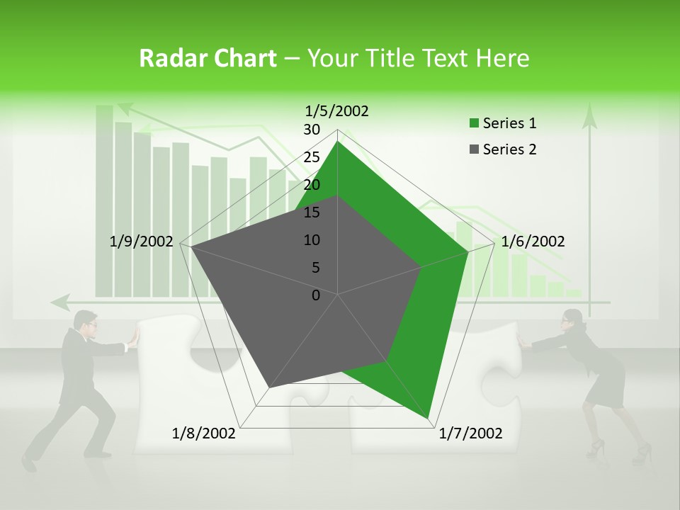 Indonesian Upward Trend Cooperation PowerPoint Template