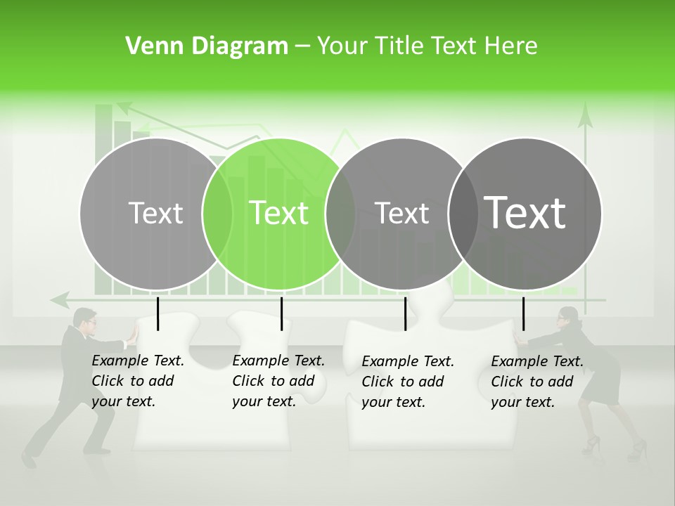 Indonesian Upward Trend Cooperation PowerPoint Template