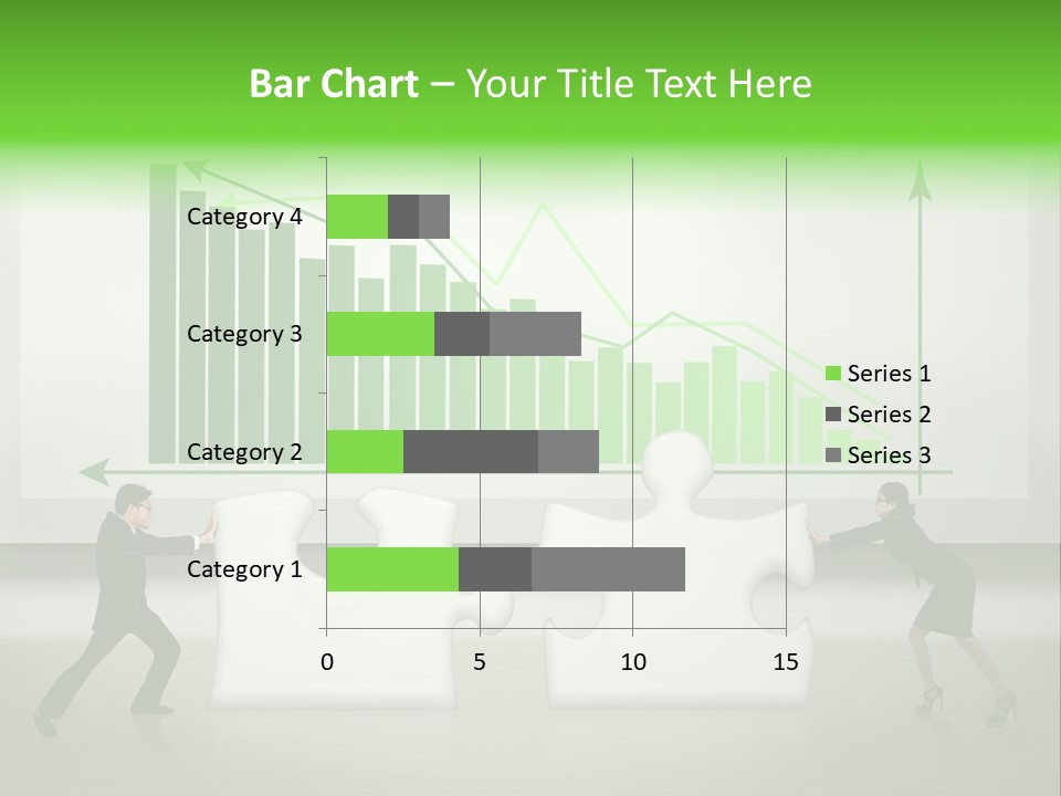 Indonesian Upward Trend Cooperation PowerPoint Template