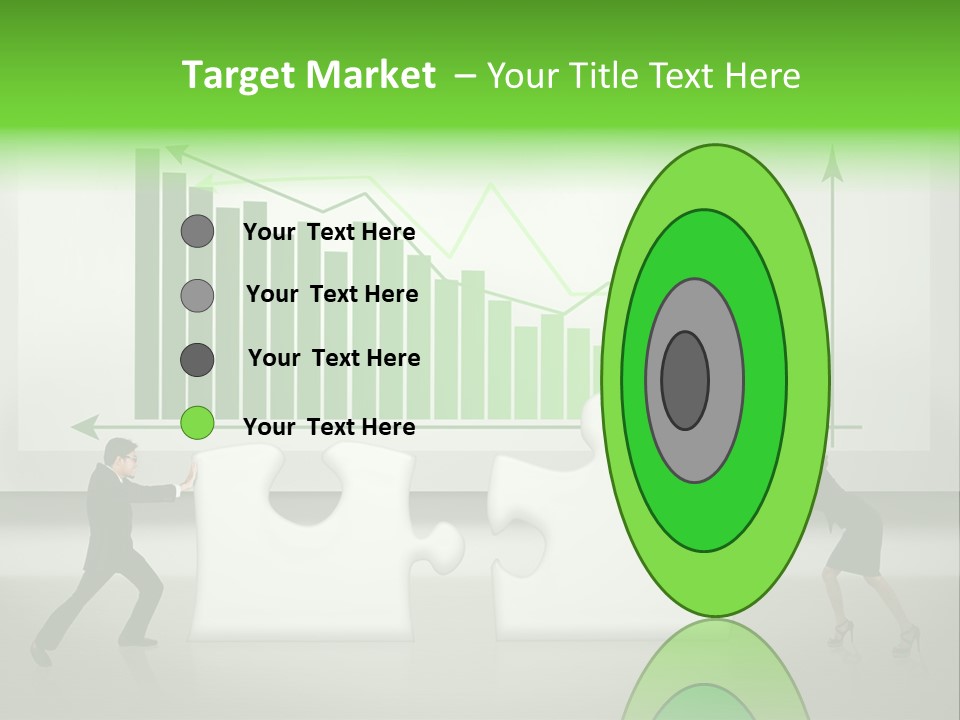 Indonesian Upward Trend Cooperation PowerPoint Template