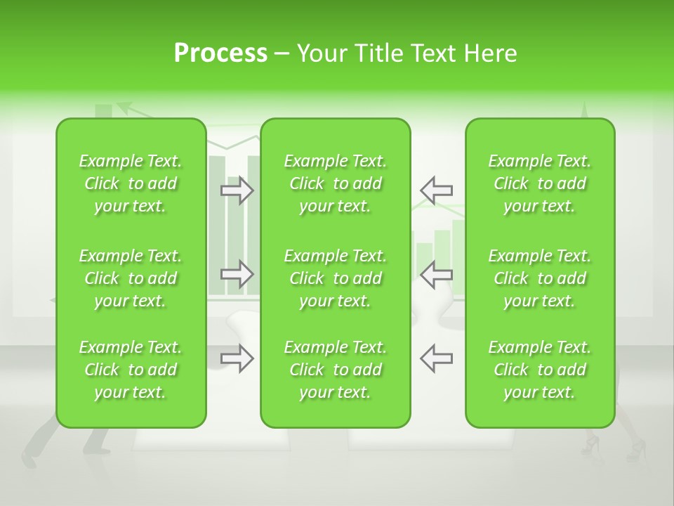Indonesian Upward Trend Cooperation PowerPoint Template