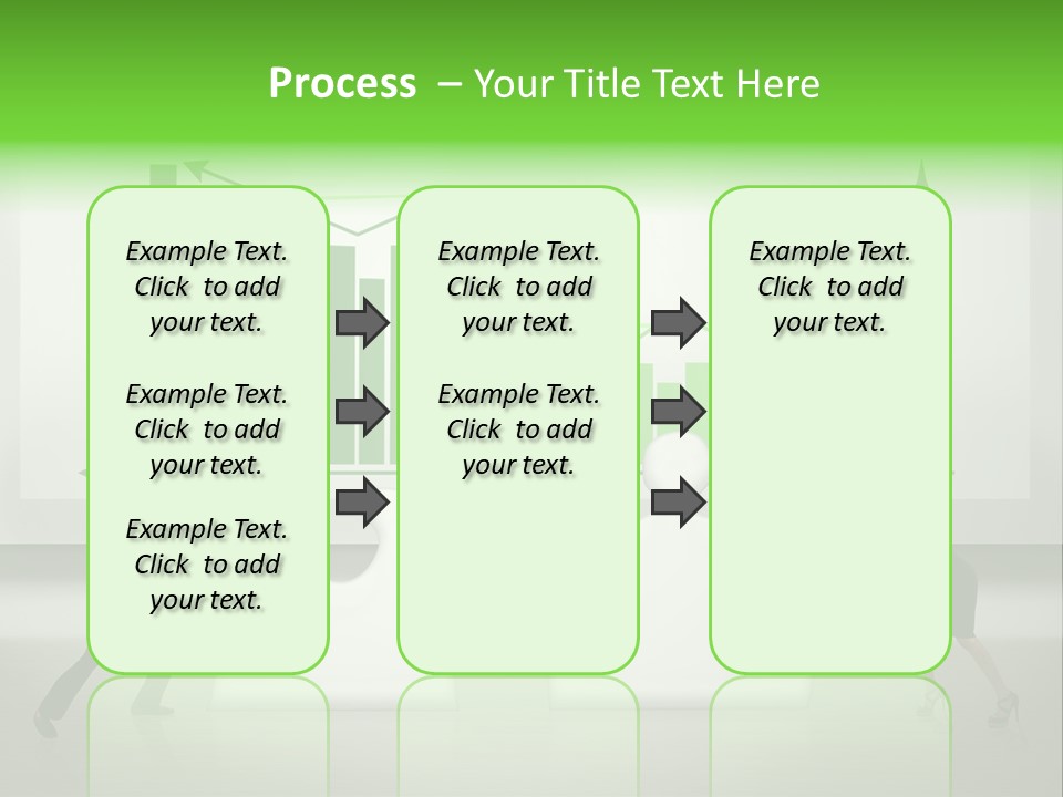 Indonesian Upward Trend Cooperation PowerPoint Template