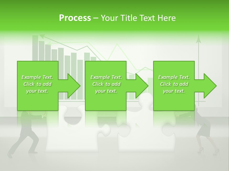 Indonesian Upward Trend Cooperation PowerPoint Template
