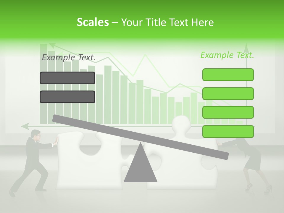 Indonesian Upward Trend Cooperation PowerPoint Template