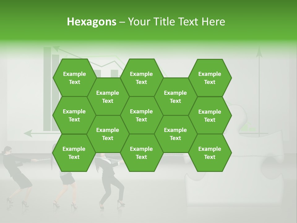 Partnership Chinese Green PowerPoint Template
