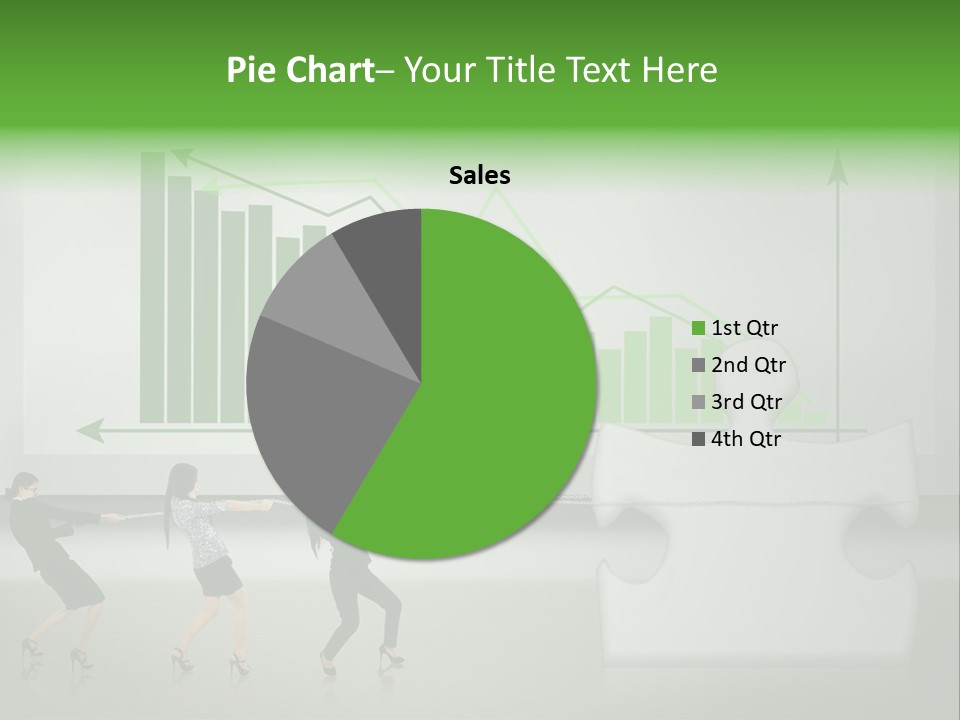 Partnership Chinese Green PowerPoint Template