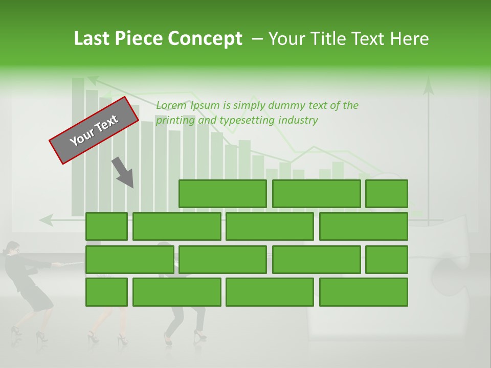 Partnership Chinese Green PowerPoint Template