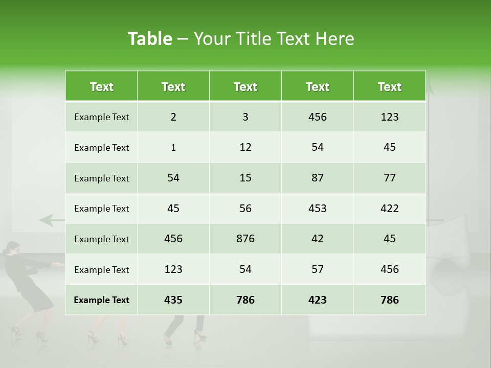 Partnership Chinese Green PowerPoint Template