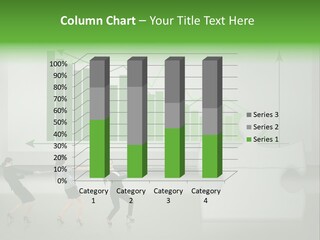 Partnership Chinese Green PowerPoint Template