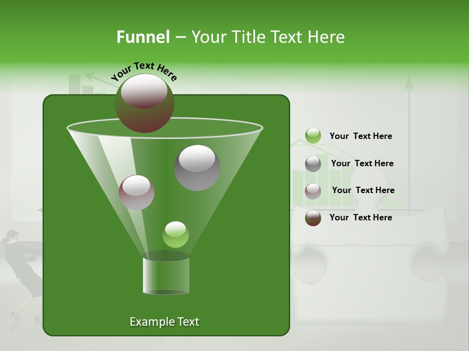 Partnership Chinese Green PowerPoint Template