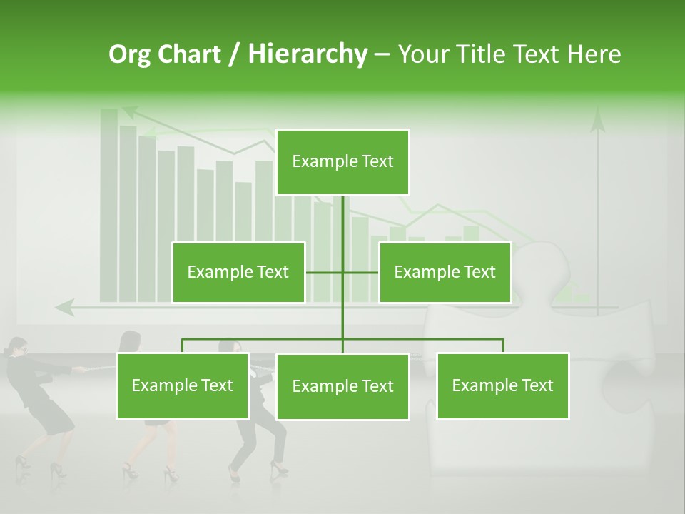 Partnership Chinese Green PowerPoint Template