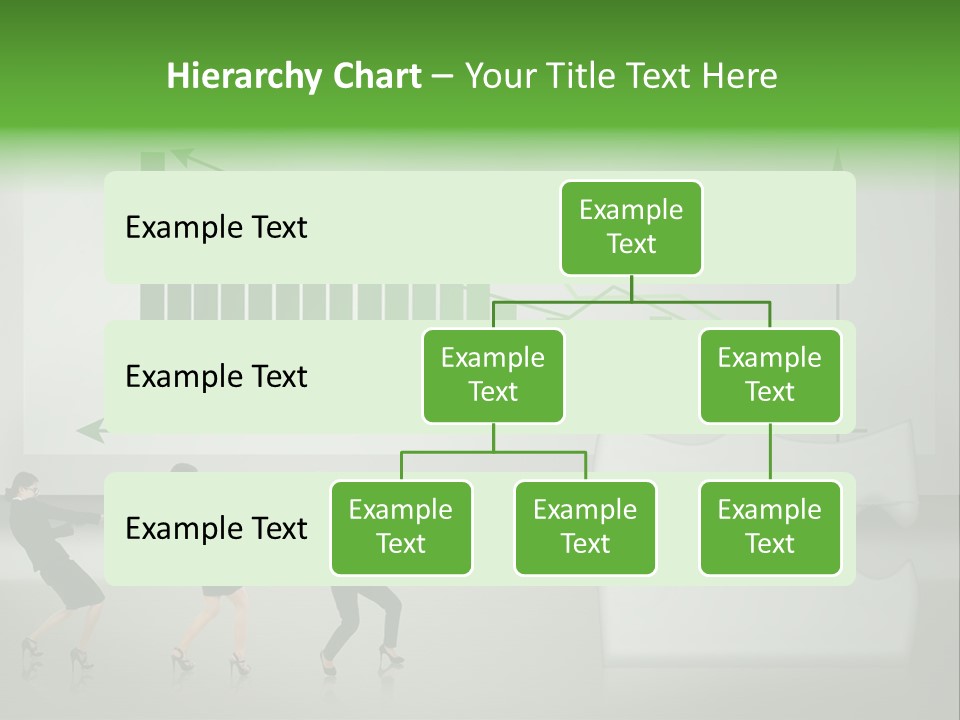 Partnership Chinese Green PowerPoint Template