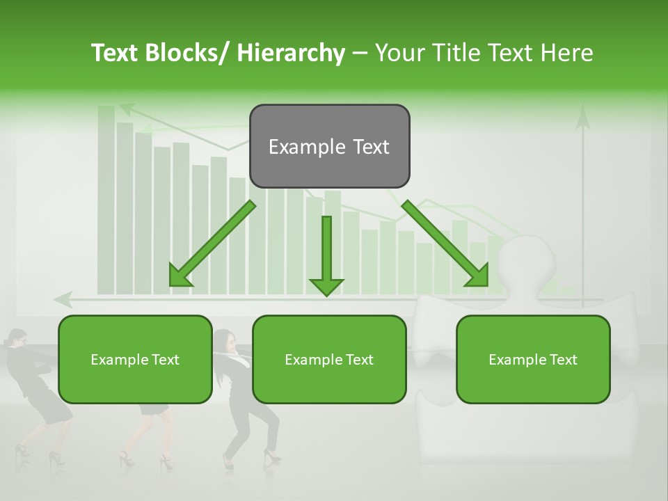 Partnership Chinese Green PowerPoint Template