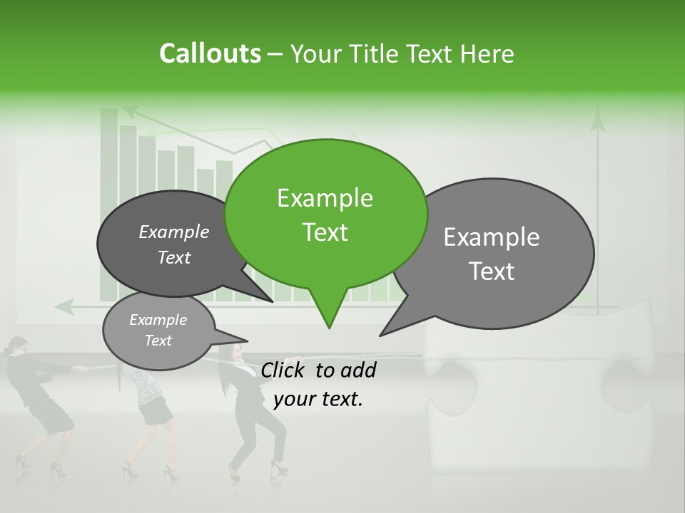 Partnership Chinese Green PowerPoint Template