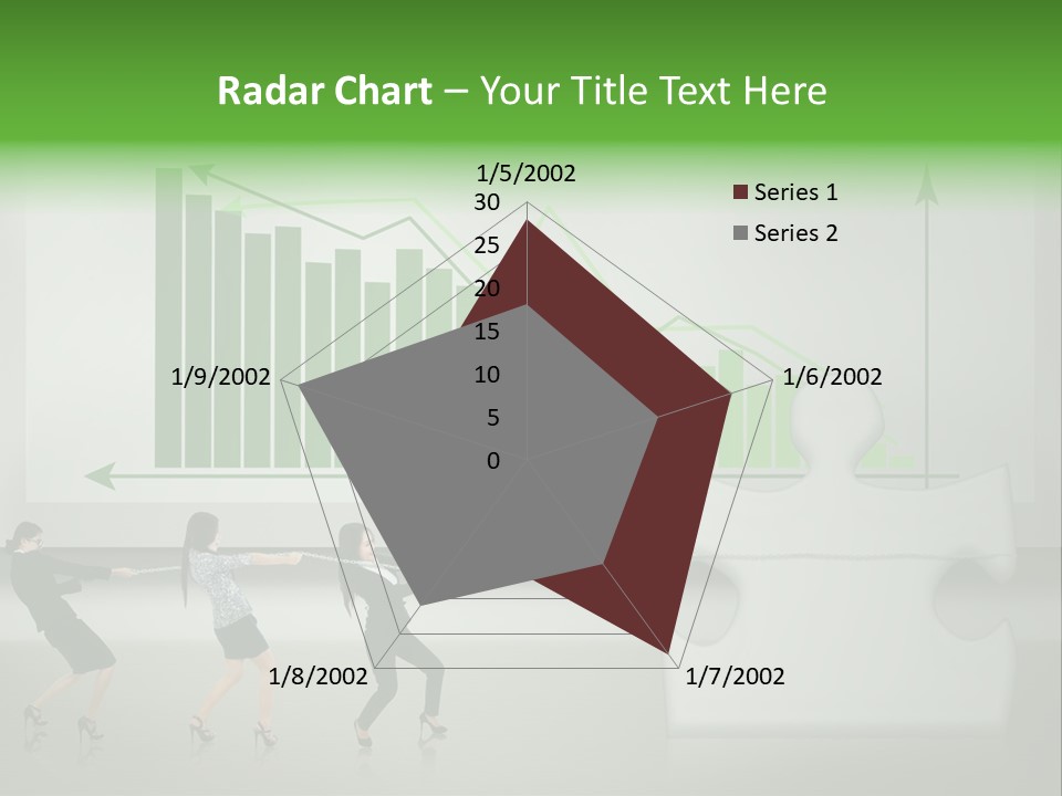 Partnership Chinese Green PowerPoint Template