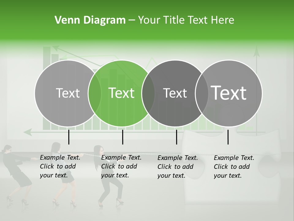 Partnership Chinese Green PowerPoint Template