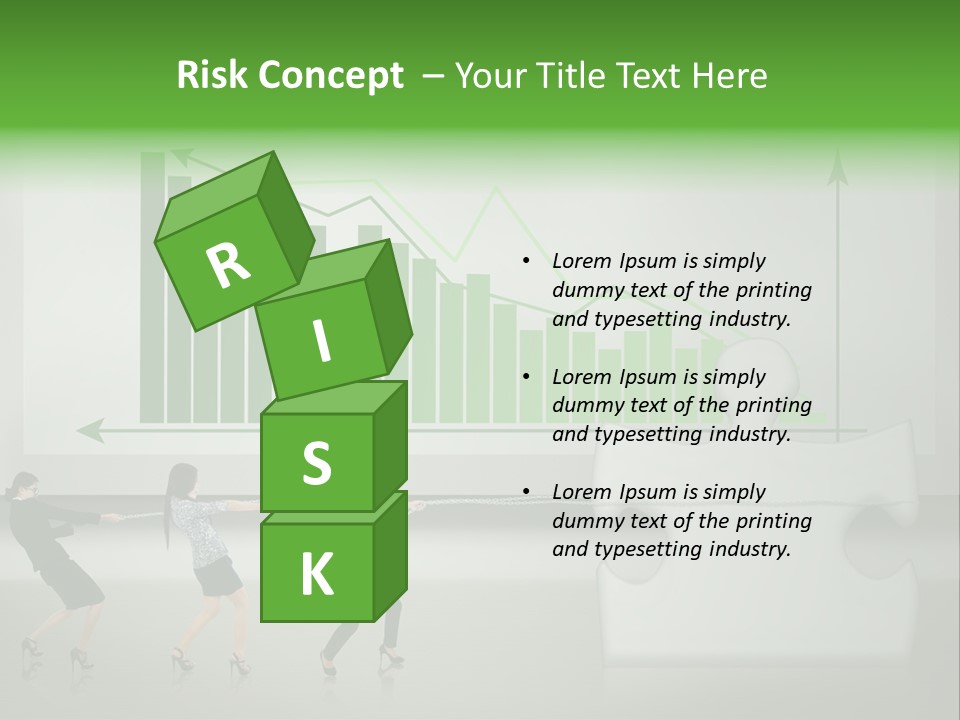 Partnership Chinese Green PowerPoint Template