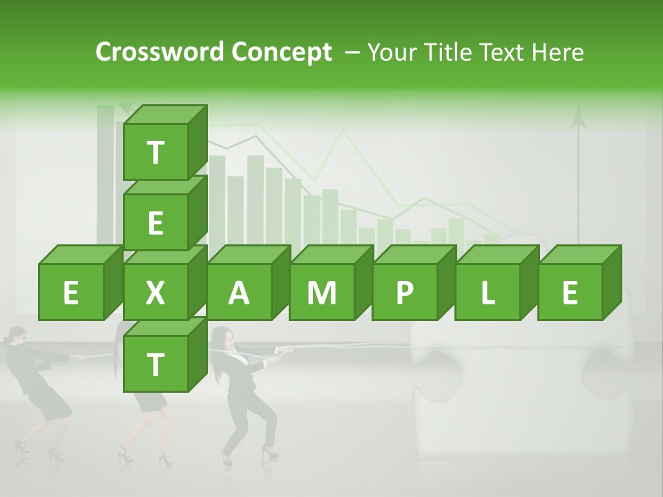 Partnership Chinese Green PowerPoint Template