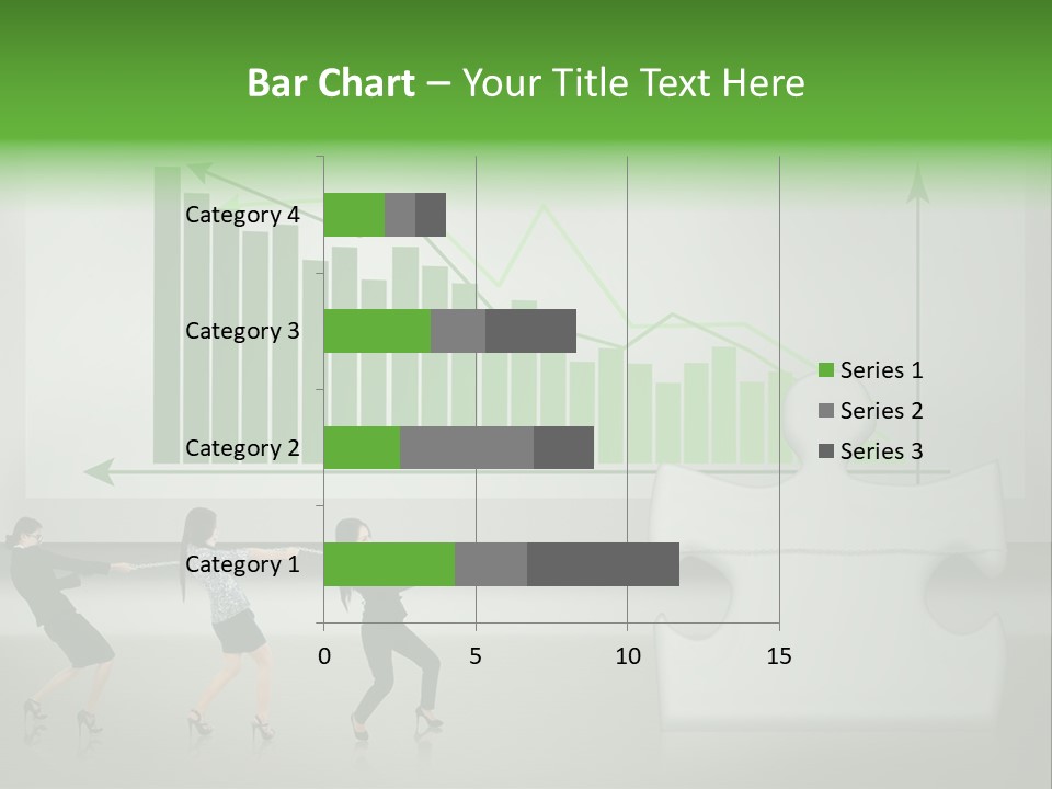 Partnership Chinese Green PowerPoint Template