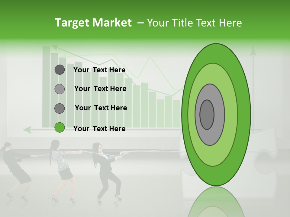 Partnership Chinese Green PowerPoint Template