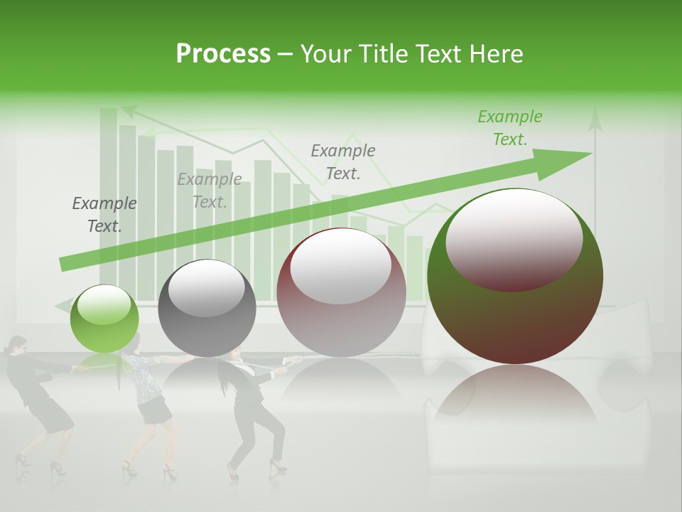 Partnership Chinese Green PowerPoint Template
