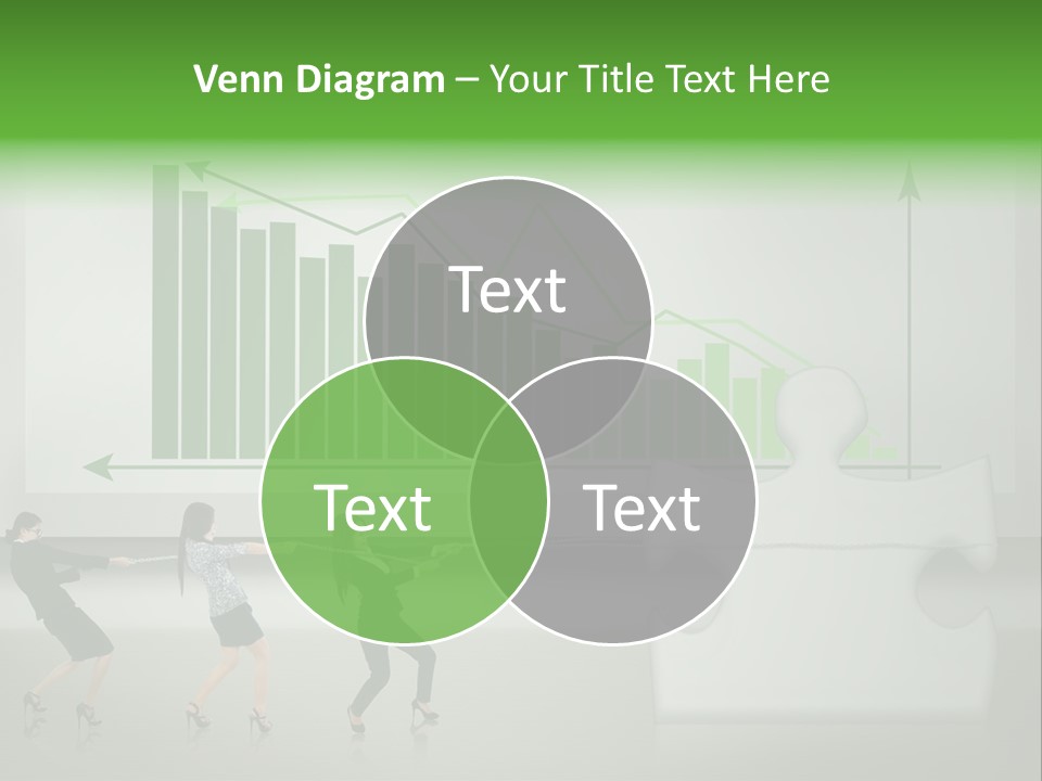 Partnership Chinese Green PowerPoint Template