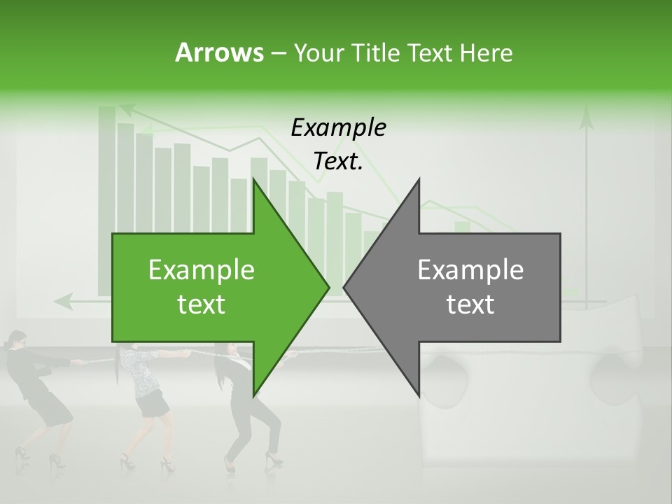 Partnership Chinese Green PowerPoint Template