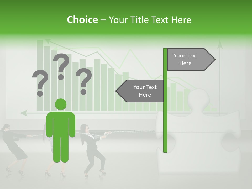 Partnership Chinese Green PowerPoint Template