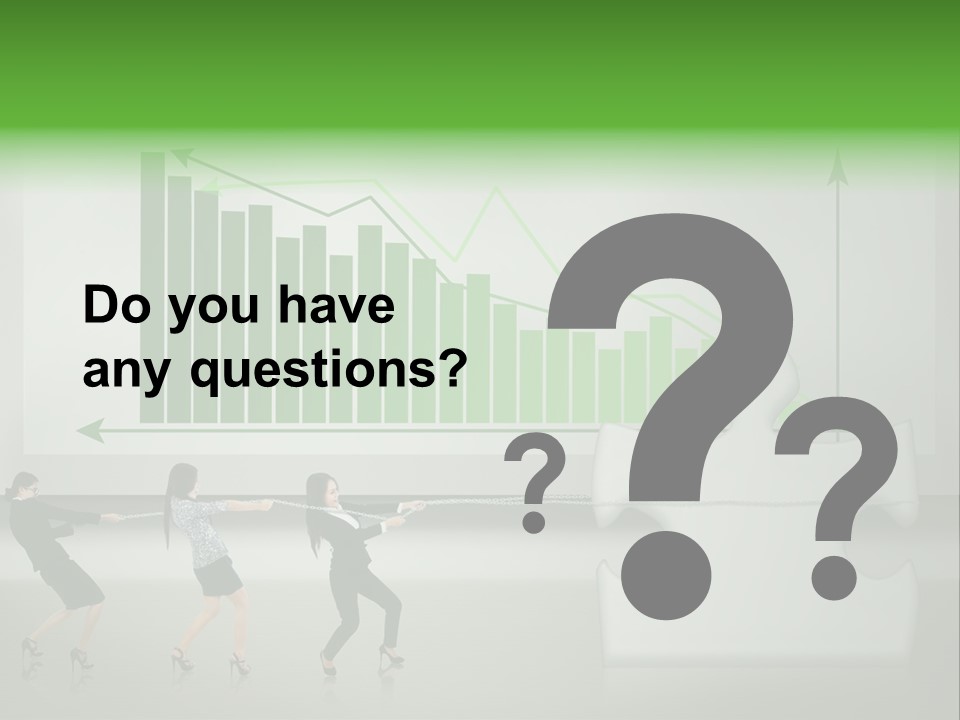 Partnership Chinese Green PowerPoint Template