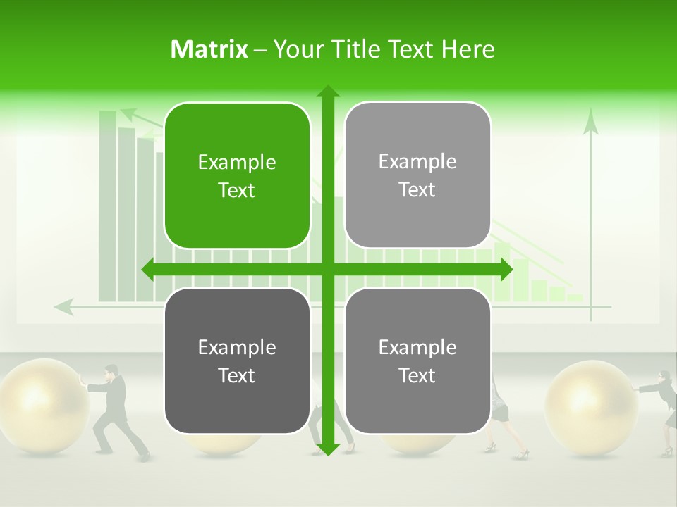 Push Performance Green PowerPoint Template