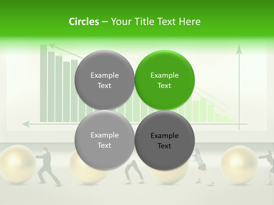 Push Performance Green PowerPoint Template