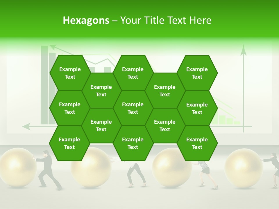 Push Performance Green PowerPoint Template